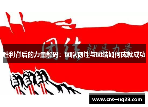 胜利背后的力量解码：团队韧性与团结如何成就成功