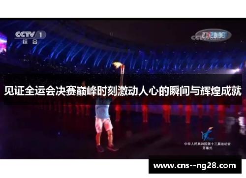 见证全运会决赛巅峰时刻激动人心的瞬间与辉煌成就